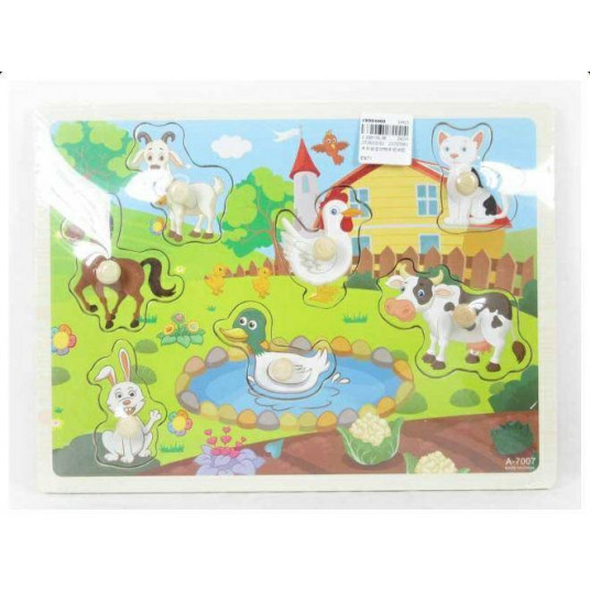 13880 PUZZLE DREWNO FARMA