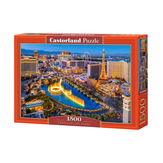 1500 dalių dėlionė Pasakiškas Las Vegasas
