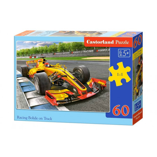 Puzzle 60 pieces Racing Bolide on Track