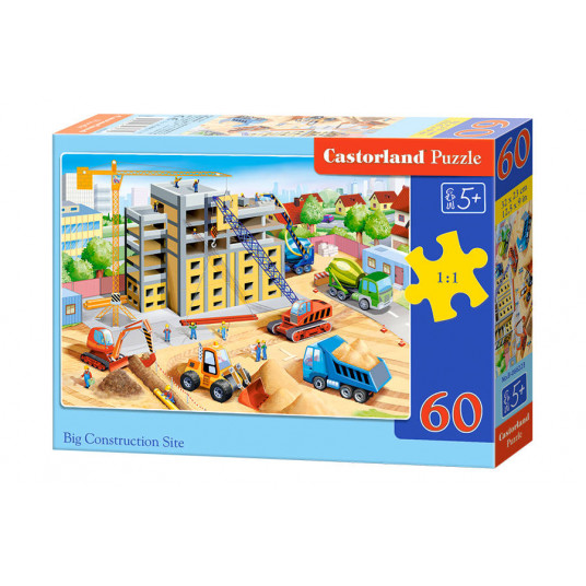 Puzzle 60 pieces Big Construction Site