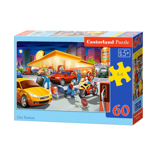 Puzzle 60 pieces gas station
