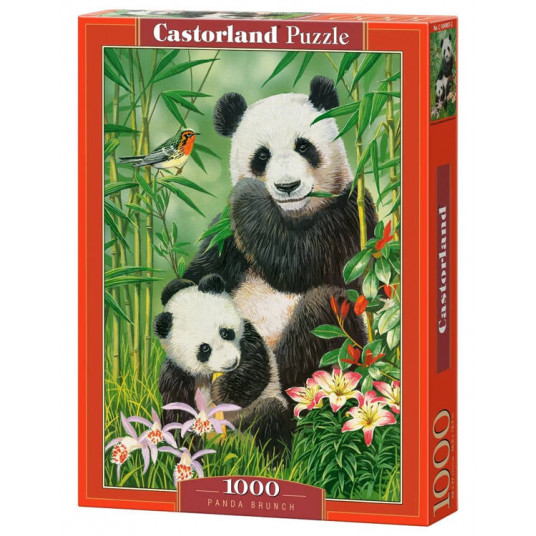 Dėlionė 1000 dalių -panda