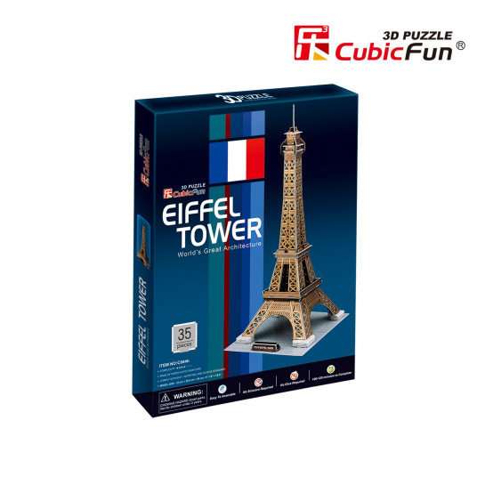 CUBICFUN 3D dėlionė „Eifelio bokštas“