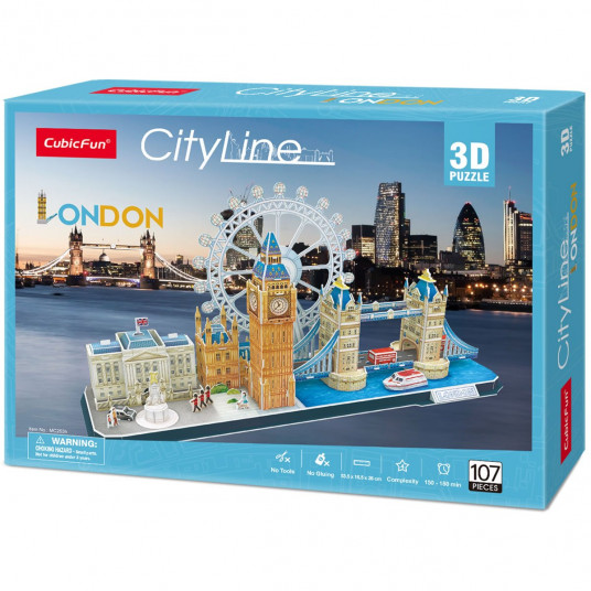 CUBICFUN 3D dėlionė „Londonas“