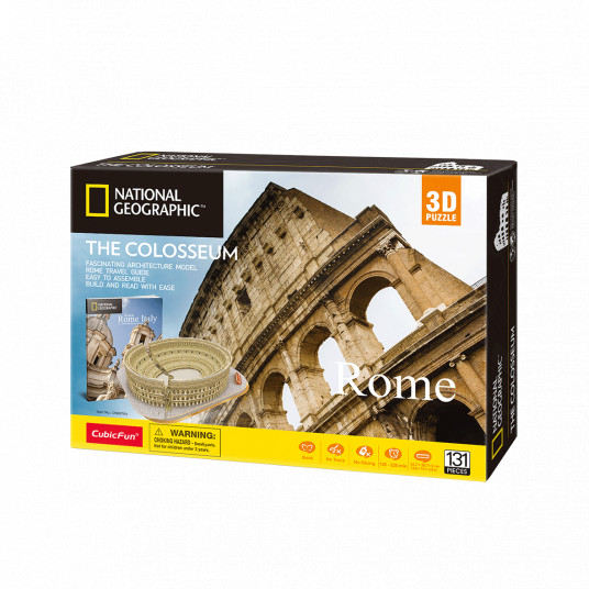 CUBICFUN 3D dėlionė iš serijos „National Geographic“ - „Koliziejus“