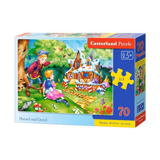 Dėlionė Castorland Hansel & Gretel, 70 dalių