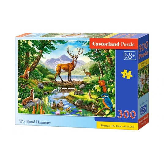 Dėlionė Castorland Woodland Harmony, 300 dalių