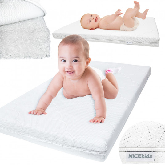 Nicekids 120x60 4d kvėpuojantis premium čiužinys 120x60