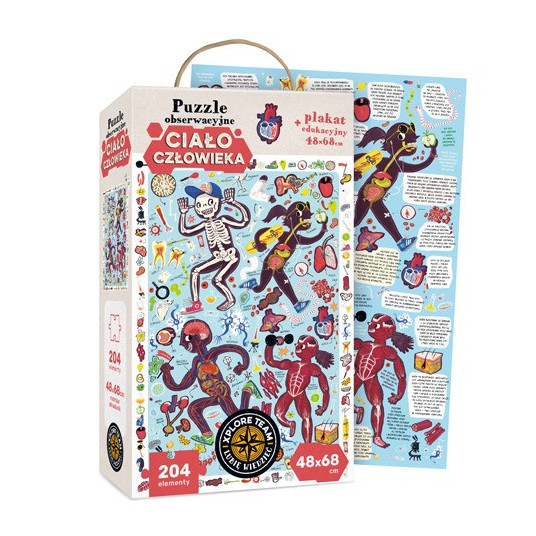 Puzzle XPLORE TEAM - The body