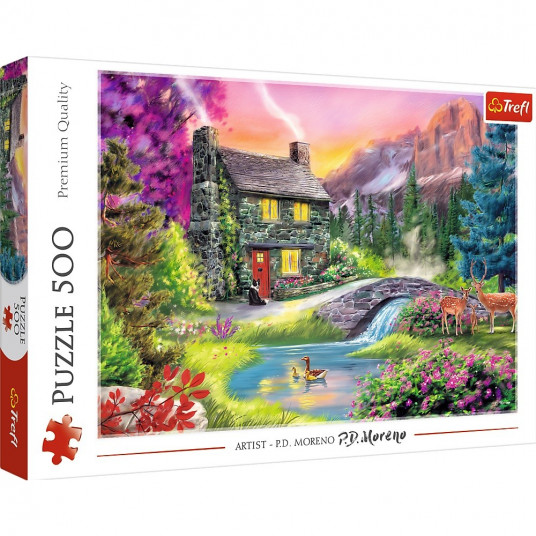 Puzzle 500 elements Mountain idyll