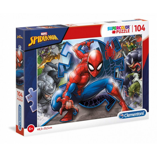 Puzzle 104 pcs Super Color - Spider-Man