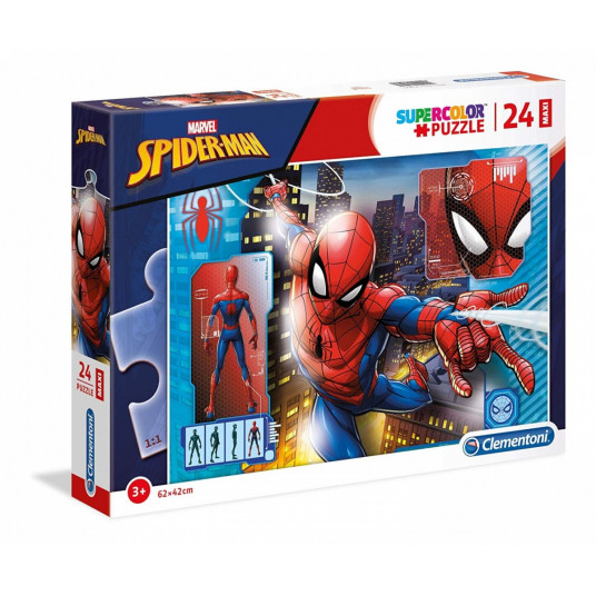 Puzzle 24 pcs Maxi Super Color - Spider-Man