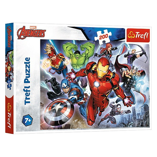 Puzzle 200 elements Brave Avengers