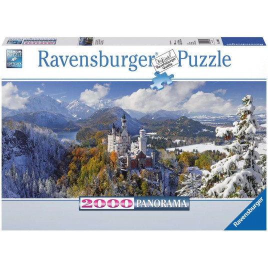 Puzzle Panorama 2000 elements: Neuschwanstein castle