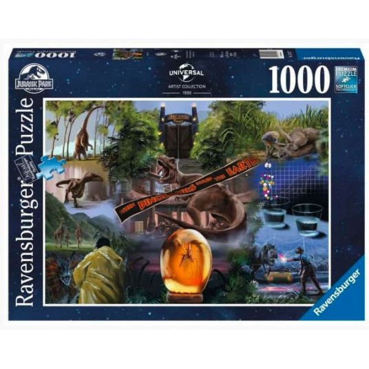 Puzzle 2D 1000 elementów Jurassic Park