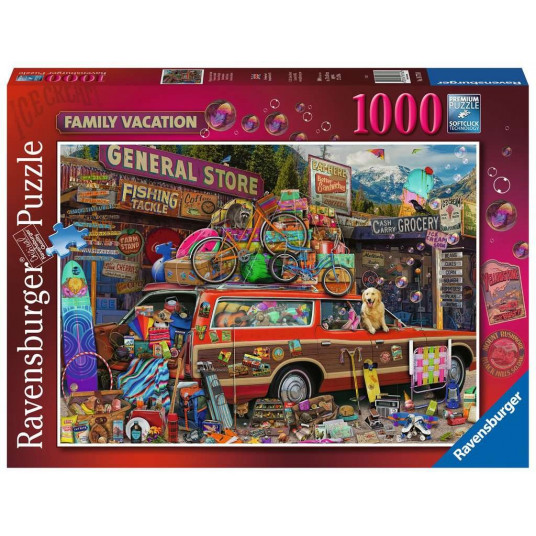 Puzzle 2D 1000 elements: Family vacation