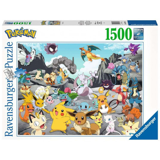 Puzzle 2D 1500 elements: Pokemon Classic