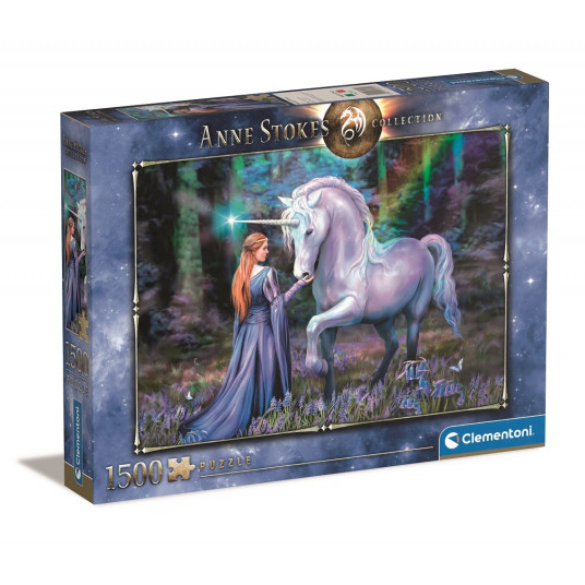 Puzzle 1500 elements Anne Stokes Bluebell Wood Collection