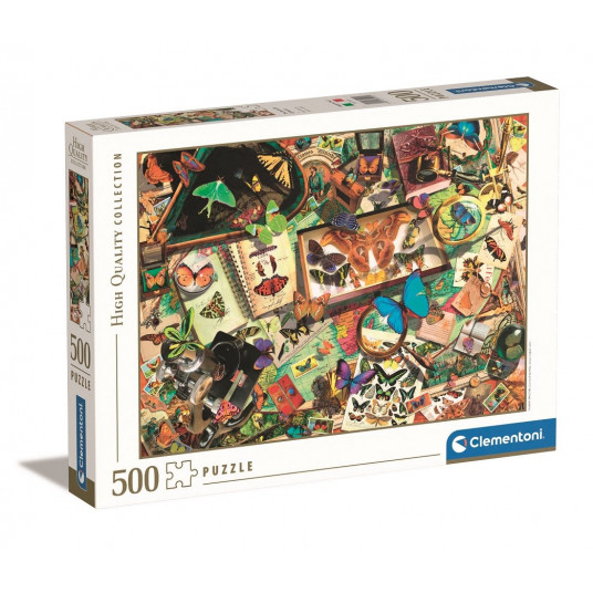 Puzzle 500 elements High Quality, The Butterfly Collector