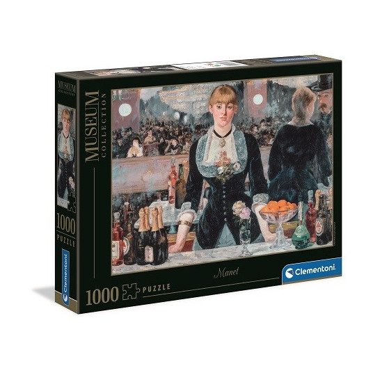 Puzzle 1000 elements Museum Manet, A Bar at the Folies-BergereJatte