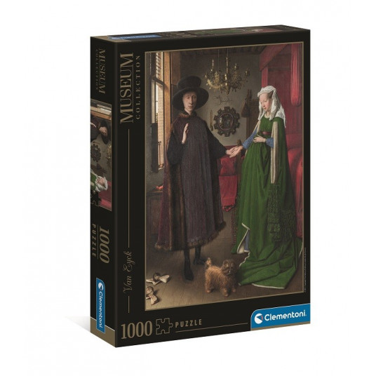 Puzzle 1000 elements Museum, Van Eyck The Arnolfini Portrait