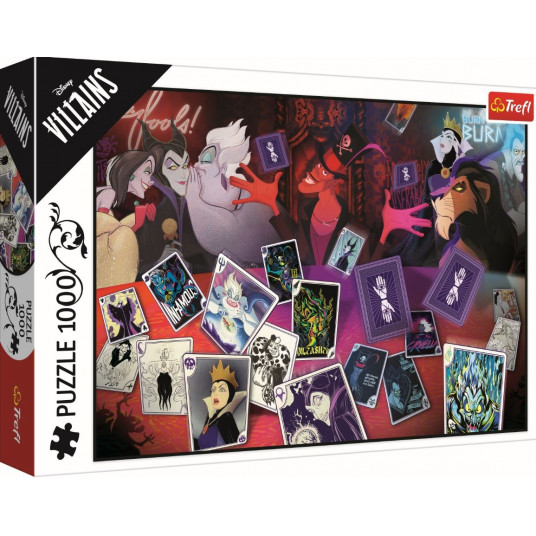 Puzzle 1000 elements Disney Villains Run of luck