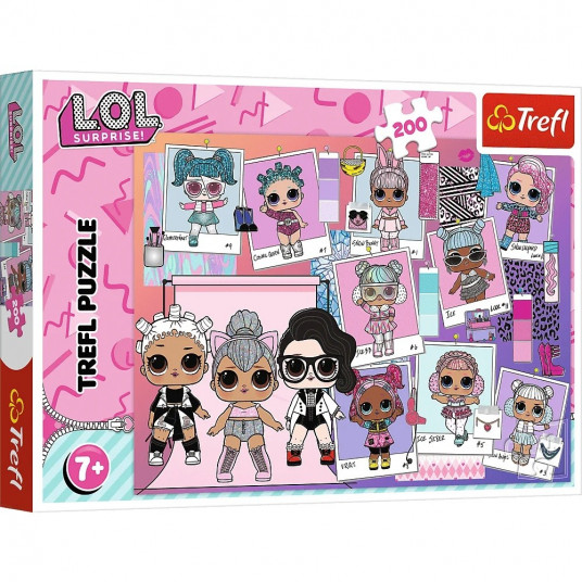 Puzzle 200 elements L.O.L Surprise Lovely dolls