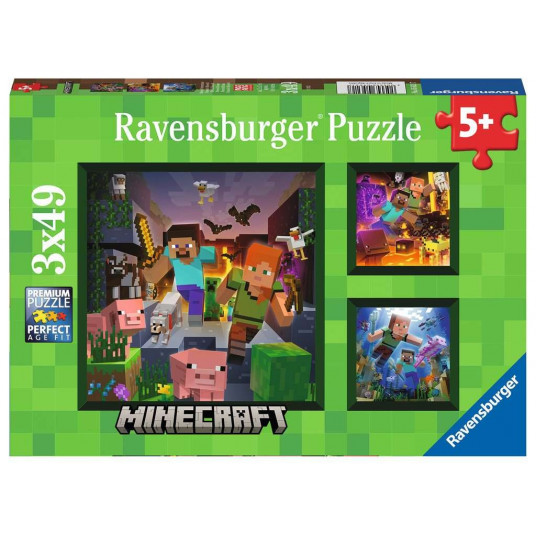 Puzzle 3x49 elements Minecraft