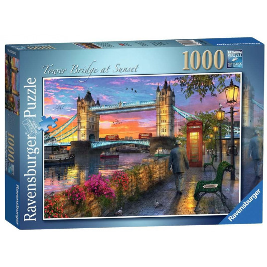 Puzzle 1000 elements Sunset over Tower Bridge