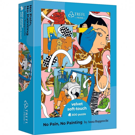 Puzzle 500 elements UFT VELVET No Pain, No Painting