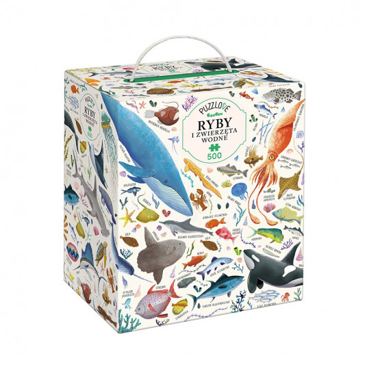 Puzzle Puzzlove Fish and aquatic animals 500 pcs
