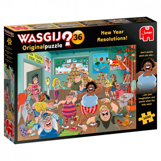 Puzzle 1000 elements Wasgij Original New Years resolutions