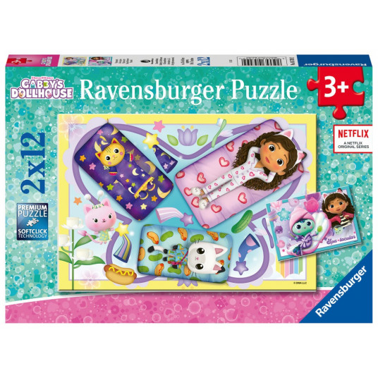 Puzzles 2x12 elements Gabbys Dollhouse