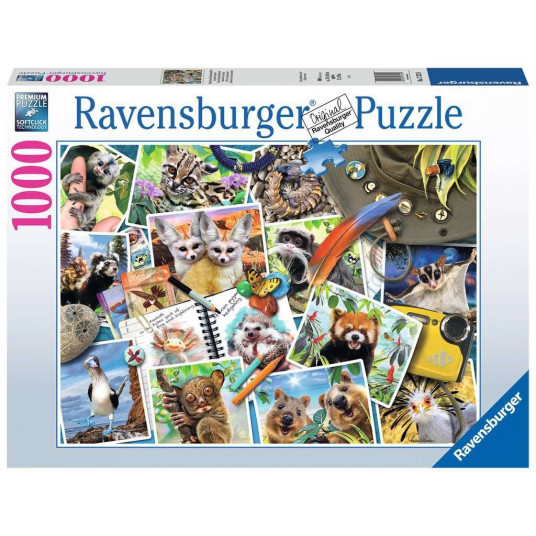 Puzzles 1000 elements A Travelers Animal Journal