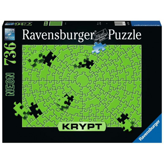 Puzzles 736 elements Krypt Neon Green