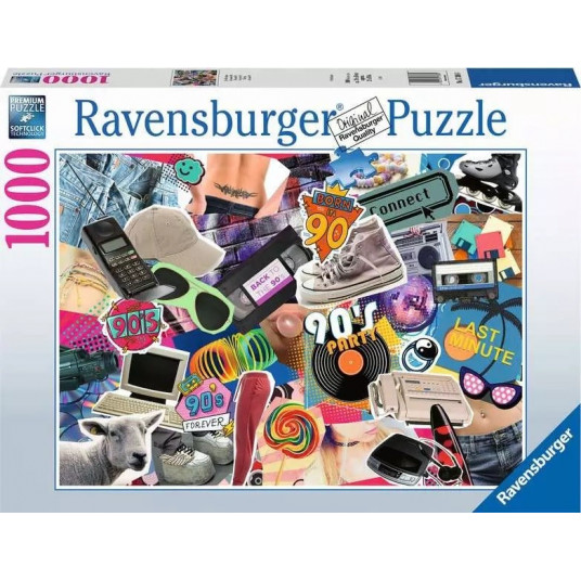 Puzzles 1000 elements the 90s