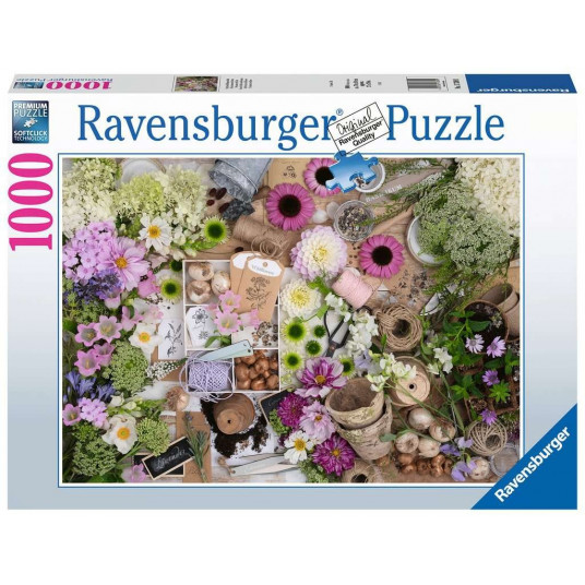 Puzzles 1000 elements Beautiful flowers