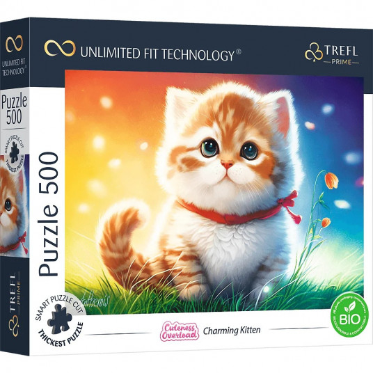 Puzzle 500 elements UFT Charming kitten