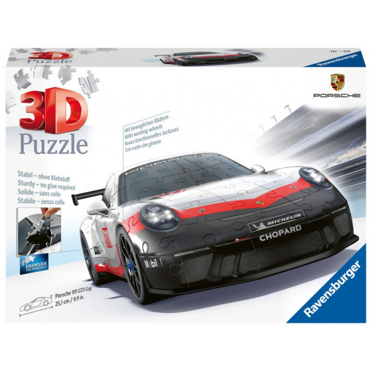 Puzzles 108 elements 3D Porsche 911 GT3 Cup vehicles