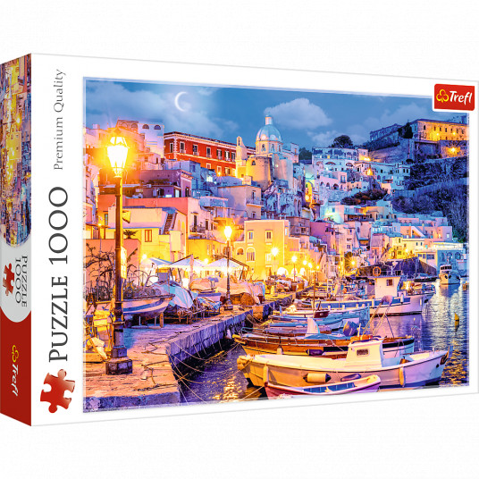 Puzzles 1000 elements Procida Island by night Italy