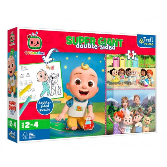 Giant Puzzle 15 pieces Cocomelon Happy Friends Day