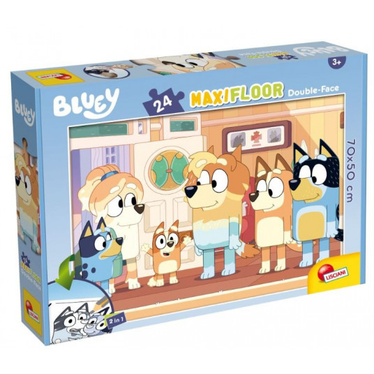Puzzle Double - Face 24 pcs maxi - Blue