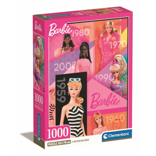 Puzzles 1000 elements Compact Barbie