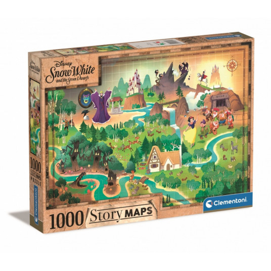Puzzles 1000 elements Story Maps Snow White