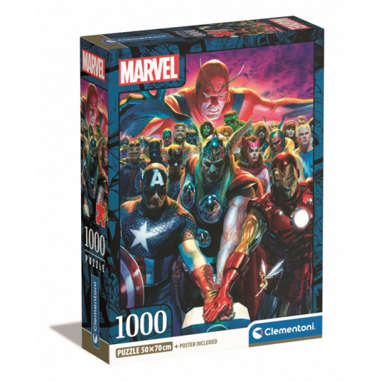 Puzzles 1000 elements Compact Marvel The Avengers