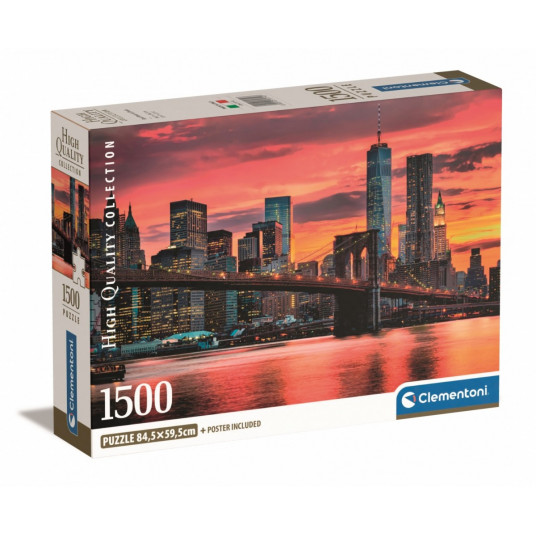 Puzzles 1500 elements Compact East River at Dusk