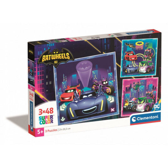 Puzzles 3x48 elements Batwheels