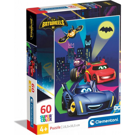 Puzzle 60 elements Super Color Batwheels