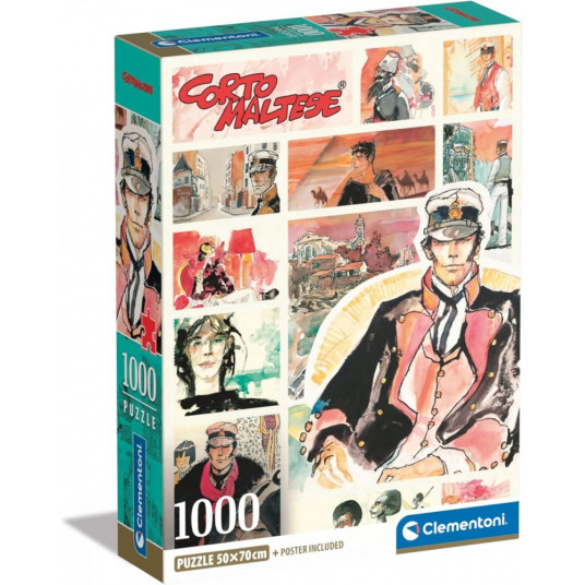 Puzzle 1000 elements Compact Corto Maltese