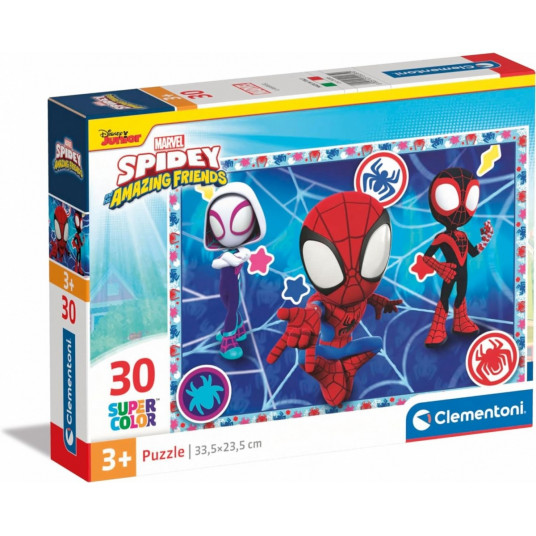 Puzzle 30 elements Super Color Spidey and His Amazing Friends